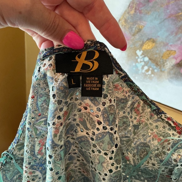 SB by Sachin & Babi Off the Shoulder Top Size Large - Picture 2 of 4